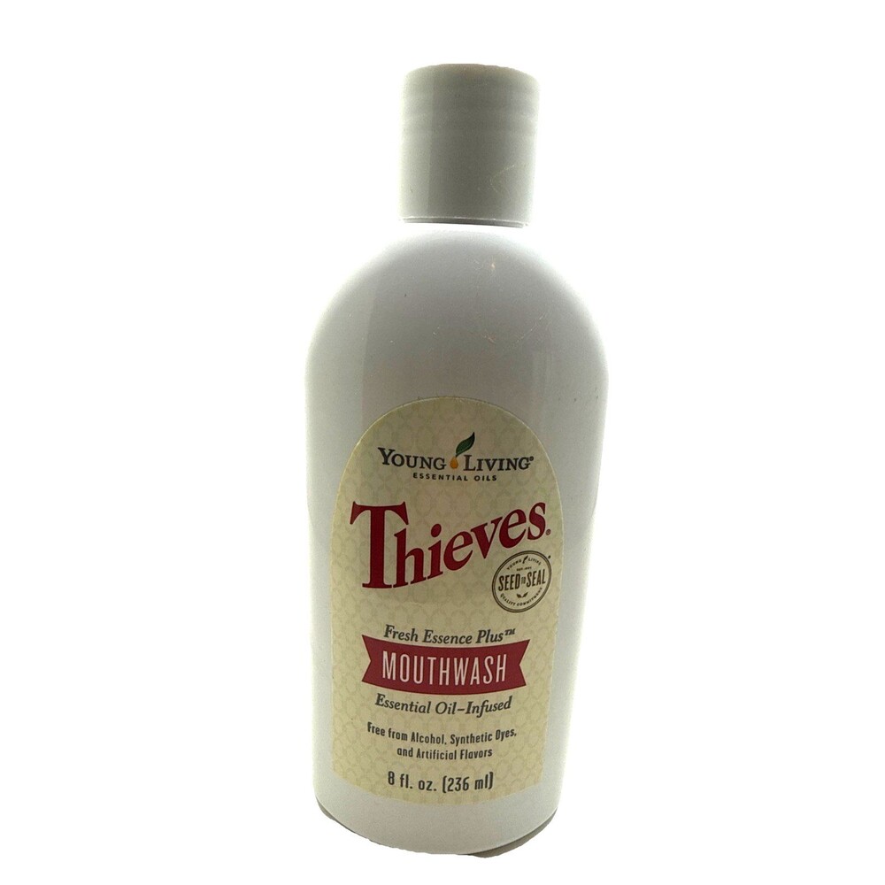 Young Living Thieves Fresh Essence Plus Mouthwash 8oz Essential Oil-Infused